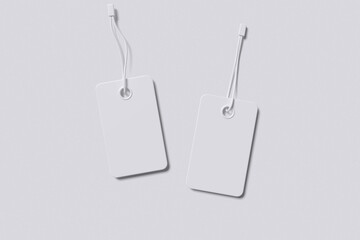 Label Tag Blank Mockup