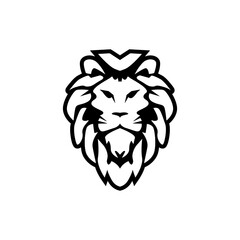 The silhouette of the Lion Head logo is simple and elegant, on a white background.