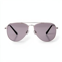 Stylish unisex aviator sunglasses with dark lenses and a sleek metallic frame.