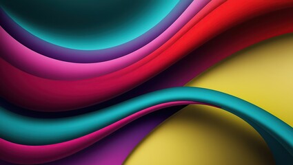 Obraz premium vibrant abstract colorful wave background