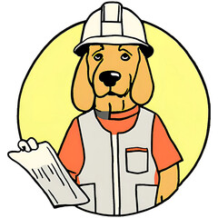 Fototapeta premium Dog Design, perfect for t-shirt, poster, sticker, and more 