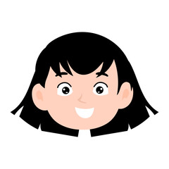 blondeand black  hair with young girls sad face expression collection