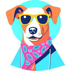 Dog Design, perfect for t-shirt, poster, sticker, and more
