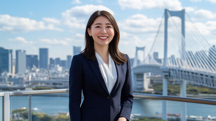 都会のビジネスウーマン
