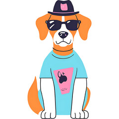 Dog Design, perfect for t-shirt, poster, sticker, and more
