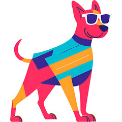 Dog Design, perfect for t-shirt, poster, sticker, and more
