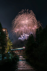 宇奈月温泉冬物語 雪上花火大会