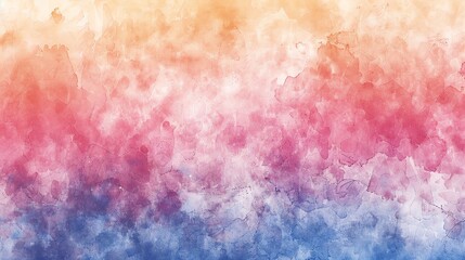 Obraz premium Abstract watercolor background in pink, orange, and blue.