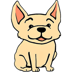 Dog Design, perfect for t-shirt, poster, sticker, and more
