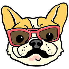 Dog Design, perfect for t-shirt, poster, sticker, and more
