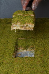 Turkish cold baklava