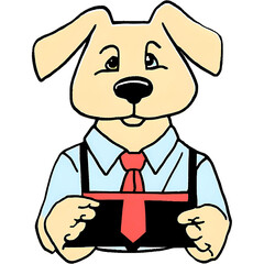 Dog Design, perfect for t-shirt, poster, sticker, and more
