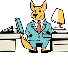 Dog Design, perfect for t-shirt, poster, sticker, and more
