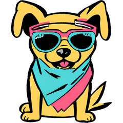Dog Design, perfect for t-shirt, poster, sticker, and more
