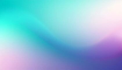 Fototapeta premium Serene Pastel Hues: A Dreamy Blend of Turquoise, Lavender, and Pink. Subtle texture adds depth to this captivating gradient.