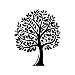 Obraz premium Decorative Swirl Tree