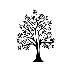Obraz premium Leafy Fruit Tree