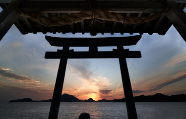 日本の神社の鳥居