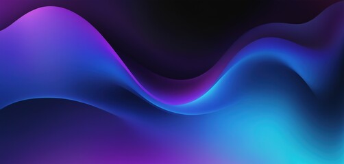 abstract purple, blue and black background with waves