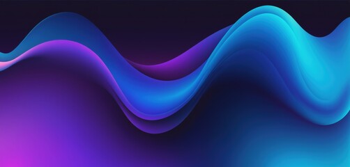 abstract blue and purple wave background