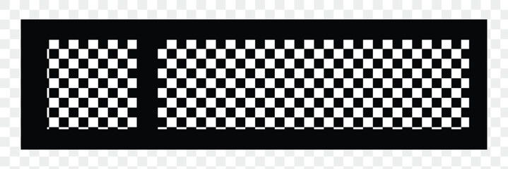 Photo booth images. Realistic blank photography template. Retro empty photo frame.