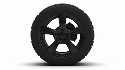 Obraz premium tire, car wheel isolated on white