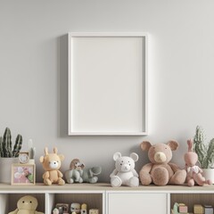 Blank Frame Nursery Decor.