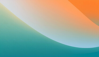Serene Teal and Orange Abstract Waves: A calming blend of colors creates a minimalist, peaceful design, ideal for backgrounds or artistic projects. 