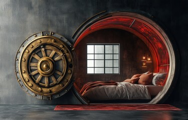 Obraz premium Vault Bedroom.