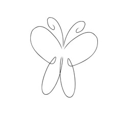 Butterflies collection.  Vector illustration.