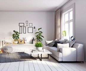 modern living interior design.