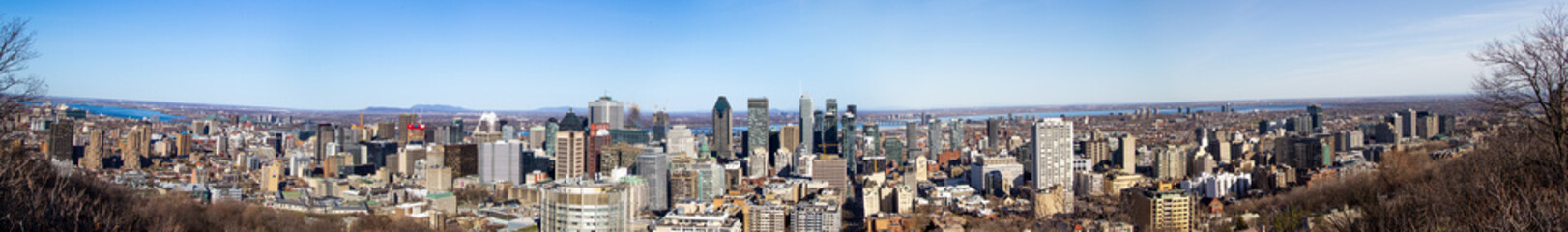 Montreal city skyline