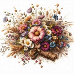 Fototapeta premium bouquet of flowers