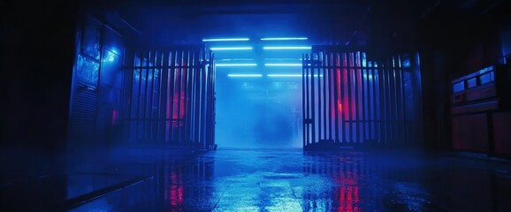 Fototapeta premium Neon Gates.