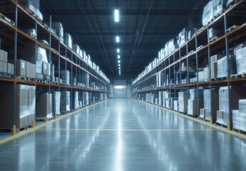 Obraz premium Warehouse Interior.