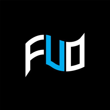 FUO logo design, FUO simple and modern logo. FUO luxurious alphabet design