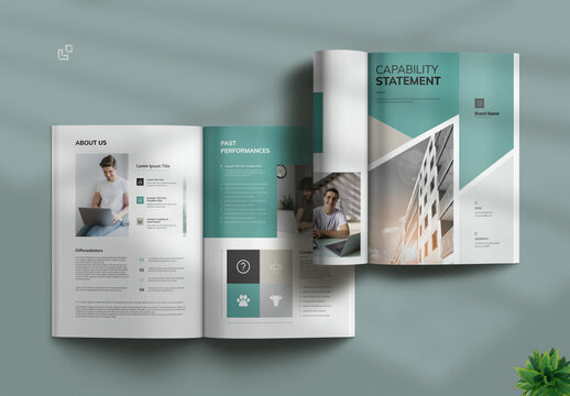 Capability Statement Business Brochure Template