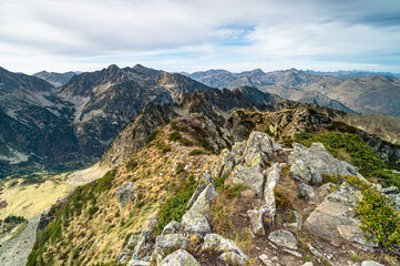 Obraz premium View from the top of the mountain
