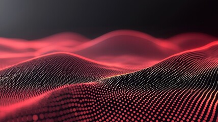 Fototapeta premium Abstract Data Points Connecting in Cyberspace Visuals