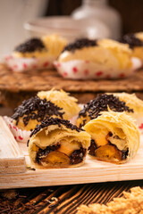 banana bolen of indonesian cake