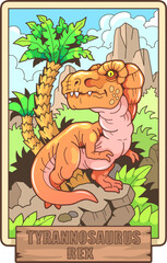 predatory dinosaur tyrannosaurus