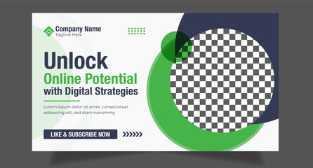 modern video cover template youtube thumbnail template design for youtube videos video thumbnail