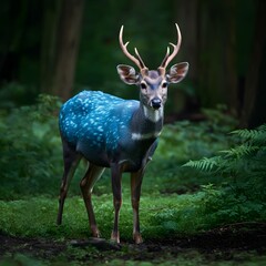Fototapeta premium Blue deer