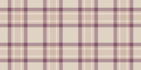 Ceremony seamless background check, seasonal plaid pattern textile. Vogue fabric texture vector tartan in light and pink colors.