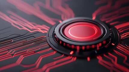 Advanced digital lock symbol featured in a high tech interface highlighting secure network features and futuristic data protection with encryption elements for cyber security