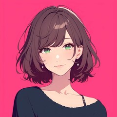 Attractive girl avatar