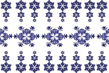pattern with snowflakes