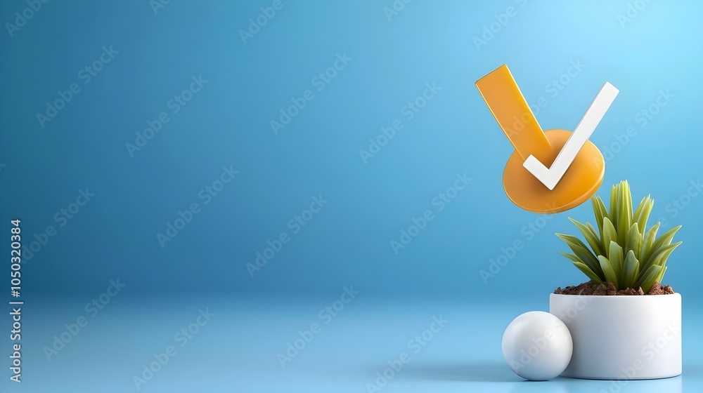 Leinwandbilder of a businessman putting a tick mark on a finished task list representing the concept of achievement approval and successful completion of a deadline or goal