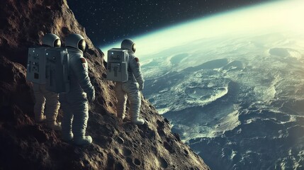 Astronauts on a Distant Planet