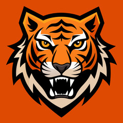 Obraz premium tiger head vector